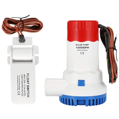 Bilge Pump for Boat DC12V 1500GPH
