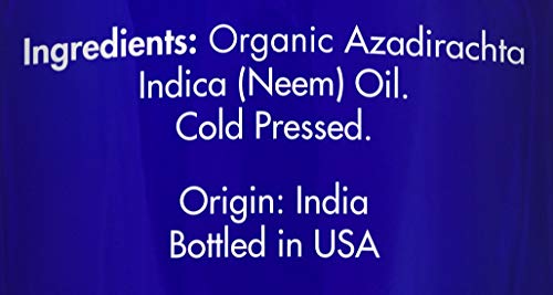 Zongle Usda Certified Organic Neem Oil, Azadirachta Indica, 4 Oz #TOP2