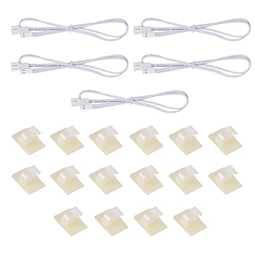 Under Cabinet Led Lighting Kit For Kitchen Cabinets Counter Shelf Bookcase Closet. 6 Pcs Led Light Strip With Adapter Switch Dimmer Extension Cable. Warm White 2700K + Extra Extension Cables #TOP2