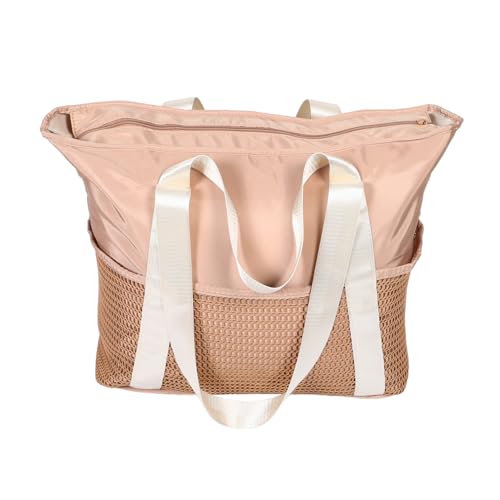 Sandproof Beach Tote Bag for Women Stylish Large Capacity Travel Gym Bag for Pool Vacation and Outdoor Activities Elegant Design