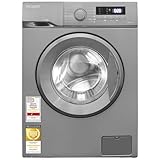 Exquisit Waschmaschine 7 kg schmal 45 cm | Energieklasse A | 1400 U/min | Startzeitvorwahl | Restlaufanzeige | leise 76 dB | freistehend | Aquatop | WA57014-021A inoxlook-az
