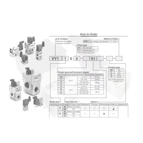 Électrovanne VY1B00-100-X39 pour automatiser les lignes d'assemblage de précision - 3