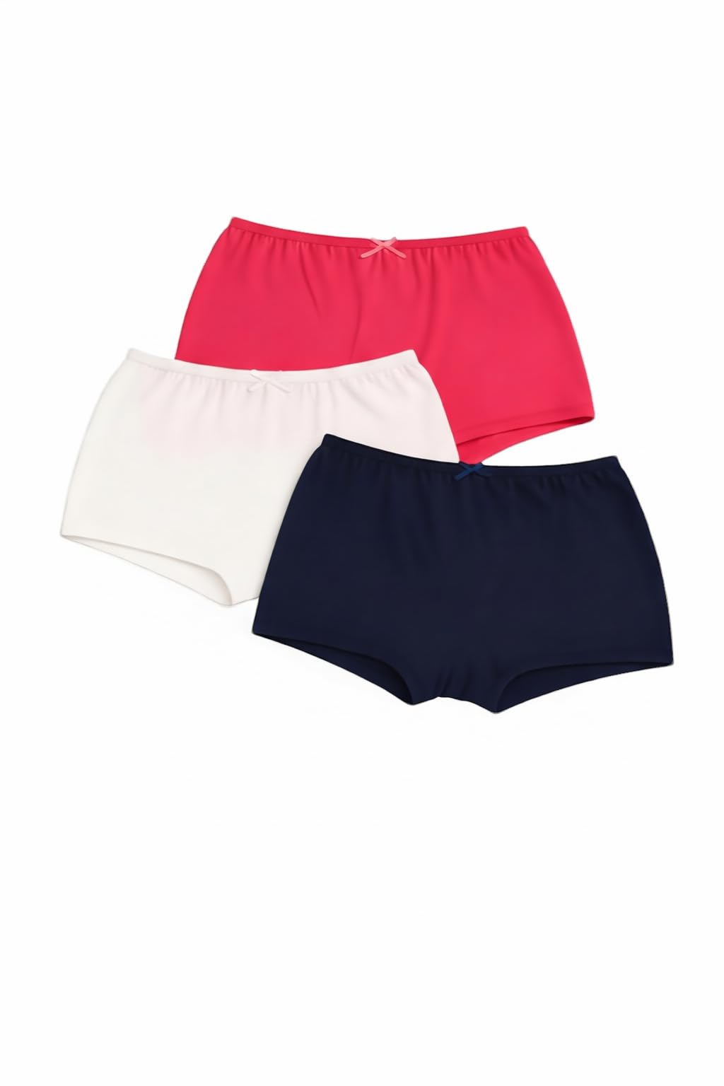 WESTONWINGS Women's Boyshorts Panties Cotton Boxer Briefs | Seamless Underwear Shorts with Cotton Crotch | Innerwear Soft Boyshorts Panties for Ladies - Pack of 3 (Color May Vary)-image-25