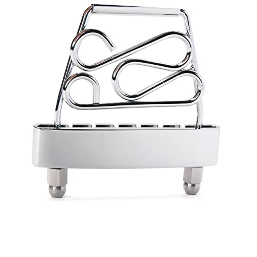 FUNOMOCYA Metal Material Tailpiece for Archtop Guitar Bass Guitar Accessories Plated for Aesthetically Pleasing Look