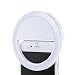 Efanr Selfie Ring Light, USB Rechargeable 36 LED Clip On Cell Phone Camera Light Fill-in Lighting Spotlight for iPhone X 8 7 7 Plus 6 6S Plus iPad Samsung Galaxy HTC LG Smartphones (RK12 White)