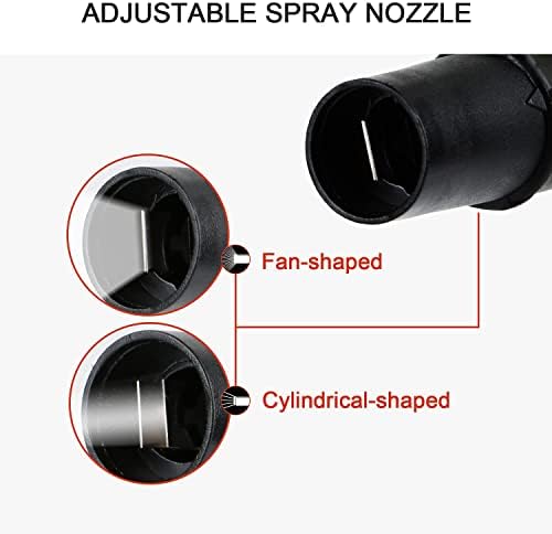 YUET Snow Foam Lance Gun Cannon Pot Adjustable 1 Liter Foam Cannon Soap Dispenser Foam High Pressure Washer Jet Car Wash 64 mm 1/4" Quick Release Nozzle Blaster Soap Dispenser Bottle