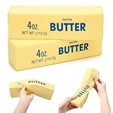 Meooeck 2 Pcs 9.5 Inch Butter Squeeze Sticks, Giant Large Jumbo Super Soft Slow Rising Butter Squeeze Sticks, Big Realistic Food Fidget Butters for Decompression Anxiety Relaxation