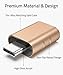 Syntech USB C to USB Adapter [2 Pack] USB C Male to USB3 Female Adapter Compatible with iPhone 17 Pro Max iMac iPad mini/Pro 2021 MacBook Pro Air 2024 and Other Type C Devices, Gold