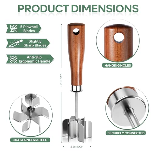 Stainless Steel Meat Chopper & Masher, Ground Beef Chopper Tool by BGWARA - Used condition - Image 5