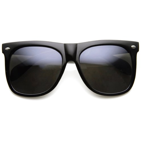 zeroUV Large Bold Oversized Modified Horn Rimmed Sunglasses2