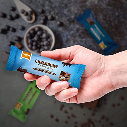 Desert Palm Refuel Coconut Chocolate Chip Fruit & Nuts Bar With Extra Nuts - Gluten-Free, Dairy-Free, Vegan Snack Bar With Natural Ingredients & No Added Preservatives - 10 Count #TOP3