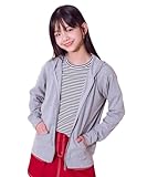 [ニッセン] 色が選べるストレッチジップアップパーカー(男の子・女の子 子供服・ジュニア服) 杢グレー 120