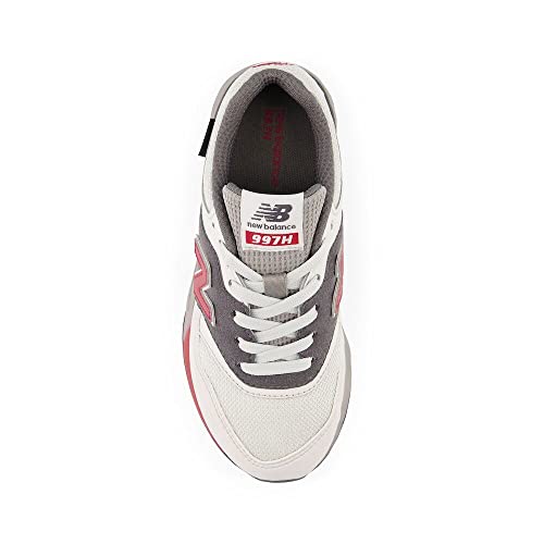 New Balance Kid's 997H V1 Lace-Up Sneaker, Summer Fog/Crimson, 3 Little Kid #TOP4