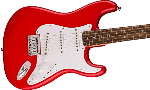 Image of Fender Squier Sonic Stratocaster HT - Torino Red Bundle with Frontman 10G Amp, Tuner, Strap, Cable, Picks, and Austin Bazaar Guitar DVD