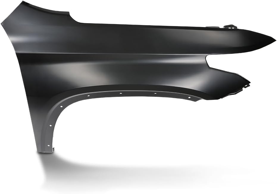GRAND ORANGE Front Fender Primed Steel Right Passenger Side Compatible with Chevy Traverse 2018-2024 GM1241409, 84679032 Black Steel Fender Panel