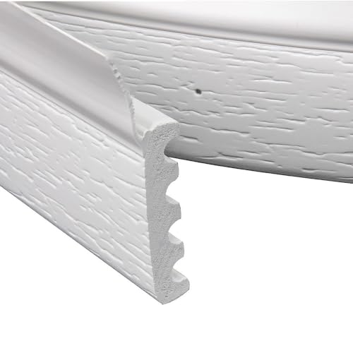 DuraSeal Garage Door Weather Stripping Kit, White 34 ft - Side & Top Seal, 1.95
