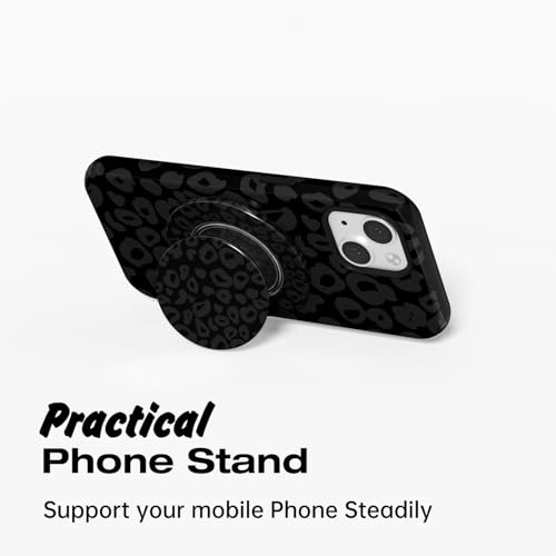 Coque iPhone 15 imprimé guépard compatible Magsafe et support aimanté - 6