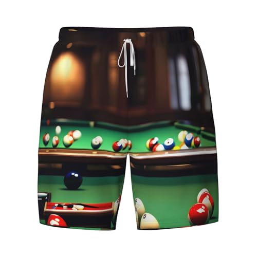 Short de bain pour homme léger et imprimé billard original pour la plage - 5
