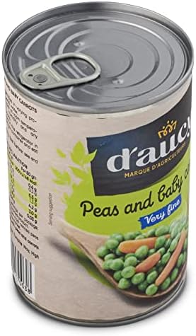 D'Aucy Peas & Carrots Mix - Very Fine 400g (Pack of 12)