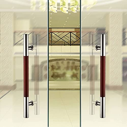 Tirador de puerta doble de acero inoxidable para exterior e interior 6