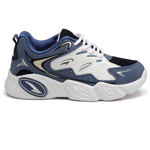 Image of ASIAN Kids VISION-02 Stylish Casual Chunky Sneakers with Laces for Boys, Trendy and Comfortable Shoe Perfect, Walking, and Outdoor Play, Lightweight and Durable Design Suitable for Kids
