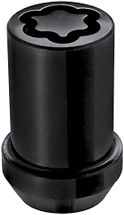 McGard 25354 Black Tuner Style Cone Seat Wheel Locks (M12 x 1.25 Thread Size) - Set of 4
