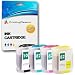 Produktbild Printing Pleasure 4 Druckerpatronen für HP DesignJet 500, 500e, 500m, 500ds, 500 Plus, 500ps, 500ps Plus, 800, 800ps, 815mfp, 820mfp, cc800ps | kompatibel zu HP 10, HP 82