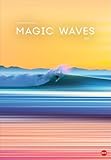 Magic Waves Posterkalender 2025: Fotokunst meets Grafikdesign: Wandkalender des französischen Künstlers Thomas Fotomas. Fotokalender 2025 im Format 37 x 53,5 cm