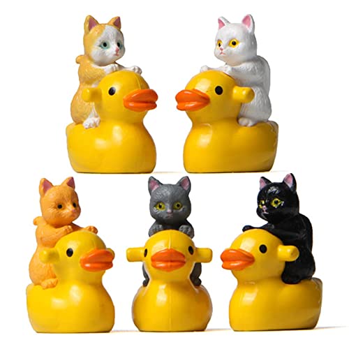 patos minúsculos | Figuras em miniatura, jardim fadas, paisagem, aquário, escon-escon, brincadeira,