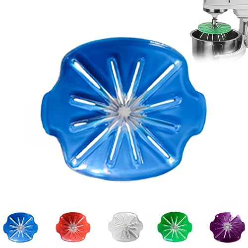 Mixing Head Anti Splatter Baffle for Stand Mixer Accessories (Blue,Tilt-Head Mixers)