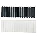 monochef 30pcs Hat Size Tape Hat Size Reducer Inserts Liner Foam Reducing Sizing Tape Sizer Self Adhesive for Hats Caps Make Smaller Sweatband Black White