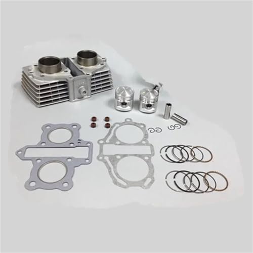 Cylindre 44 mm CBT125 à ailettes de refroidissement par air avec piston moto