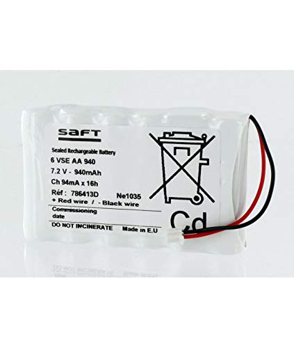 Baterías Saft Ni-Cd 7.2V 786413 Para Ofw En Oferta Baterías Saft Ni-Cd 7.2V 786413 Para Ofw