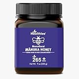 Manuka Honey MGO 265+, Genuine Raw New Zealand Honey, Multi-Functional Health honey Manuka, Non-GMO Superfood,Unpasteurized,Daily Wellness Support - 250g (8.82 Oz)