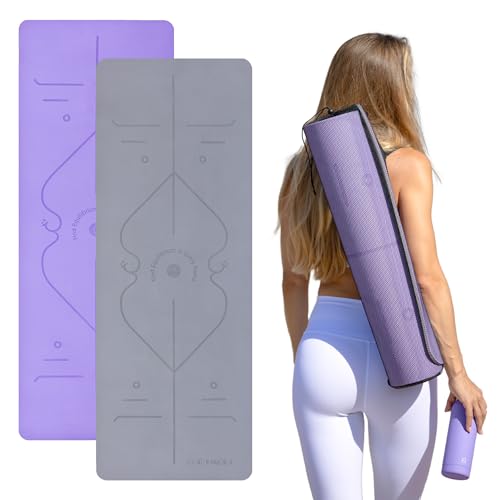 CASA LIBRA Esterilla de Yoga Mat, Esterilla de Fitness Gruesa Antideslizante, Esterilla de Gimnasia...