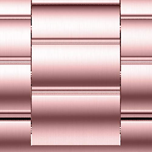 Fullmosa Metallarmband Kompatibel mit Apple Watch Armband 40mm 41mm 38mm Damen Herren, Edelstahl Bands f&uuml;r iwatch SE 3 2 1 Series 9 8 7 6 5 4 3 2 1, Rosa