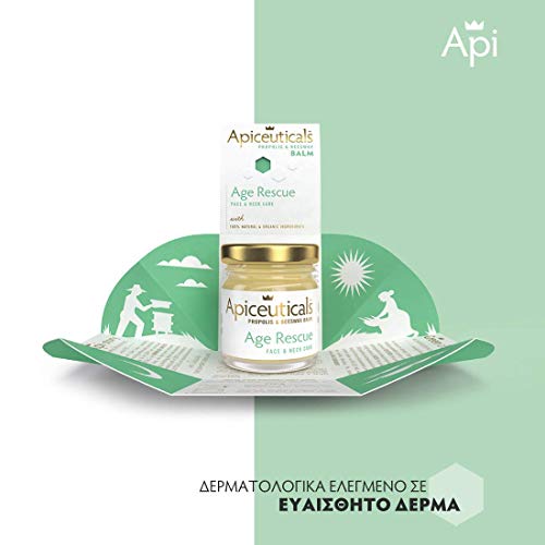 Bioactive Nutrients - Propolis & Beeswax Balm With Argan Oil - (40Ml) Age Rescue, 100% Natural, Honey Skin Moisturizer, Rejuvenating Cream, Anti-Aging Serum #TOP5