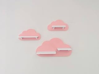 3er Wolken-Set Rosa passend/Kompatibel für die Toniebox Toniefiguren
