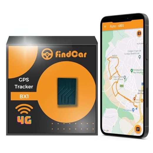 FindCar BX1 4G- Localizzatore GPS mini per auto, biciclette e altri veicoli, posizione in tempo reale | | Batteria da 1000 mAh | Eccesso di velocità, antifurto e geofencing (1000mAh 4G)