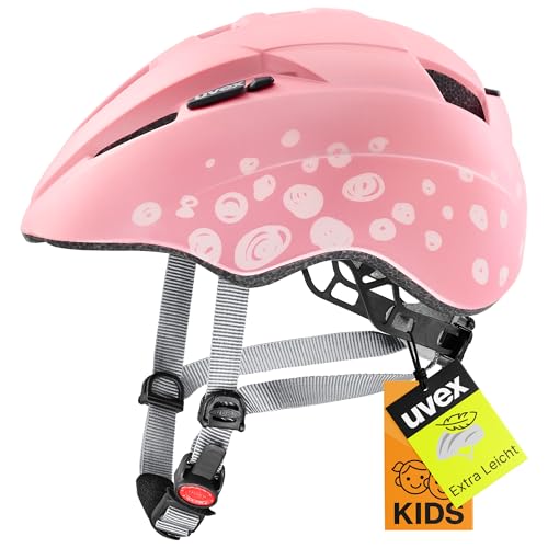 uvex Kid 2 cc - Leichter Kinder-Helm für Kinder - individuelle Größenanpassung - pink Polka -...