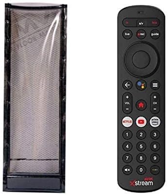 Protective Case Compatible with Airtel Xstream settop Box Remote Remote Control Pouch Cover Holder PU Leather Cover Holder(only Cover Compatible with Selling Purpose)