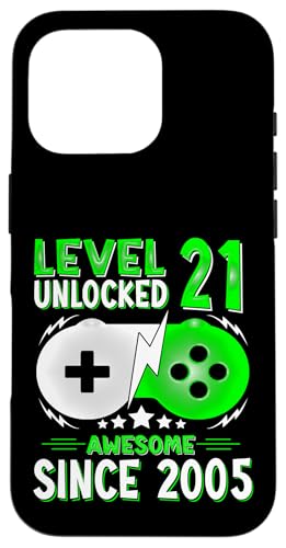 Level 21 Unlocked Birthday 21 Years Old Gifts 21st Birthday �X�}�z�P�[�X iPhone 16 Pro �p