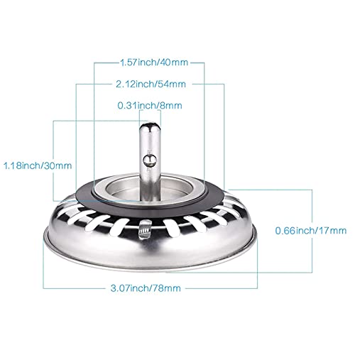 JeoPoom Filtro lavello cucina, tappo per