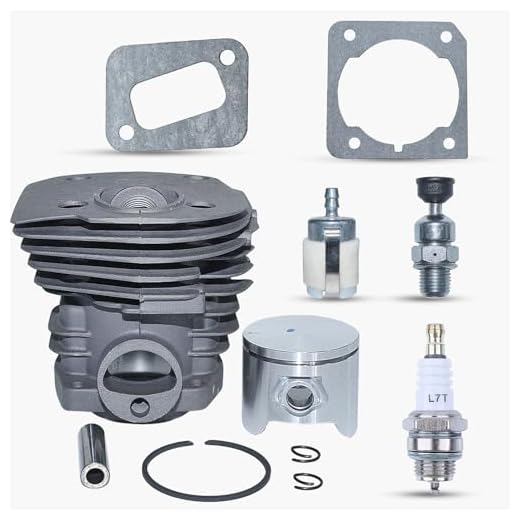 HAISHINE 44 mm cylinder kolv tätning dekompressionsventil kit för Husqvarna 350 346 351 353 motorsåg motordelar