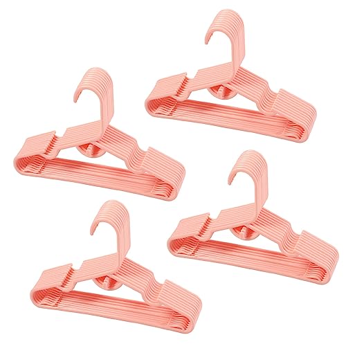 40Pcs Pink Baby Nursery Closet Hangers,Non-Slip Laundry Infant Pant Hanger For Newborn Clothes Gift,Stackable Hangers,Save Space Ultra-Thin Child Coat Hanger For Girl Boy Toddler Kid. #TOP13