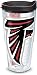 Tervis NFL Atlanta Falcons Colossal Wrap Tumbler with Black Travel Lid, 24 oz, Clear