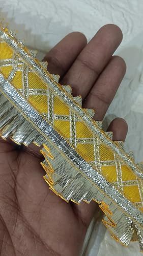 Image of Lace Border for Decorate Saree Suits Dupatta Handcraft Products Size 5 Meter (RM-LACE21-1)