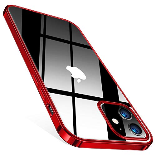 TORRAS Crystal Clear for iPhone 16 Pro Case, Ultra-Thin [Non-Yellowing] [Military Protection] Slim Fit Silicone TPU Cover for iPhone 16 Pro Phone Case, Soft, Black, 6.3 inch, Clear Black for