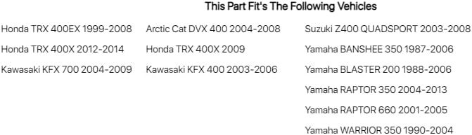 Tusk Comp Series Nerf Bars Replacement Webbing Blue Compatible with Suzuki Z400 QuadSport 2003-2008 Compatible with Yamaha Warrier 350 1990-2004