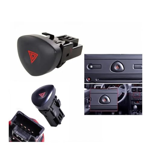 Bouton de feux de détresse réactif pour Clio II Hatchback 2001-2006 - 2